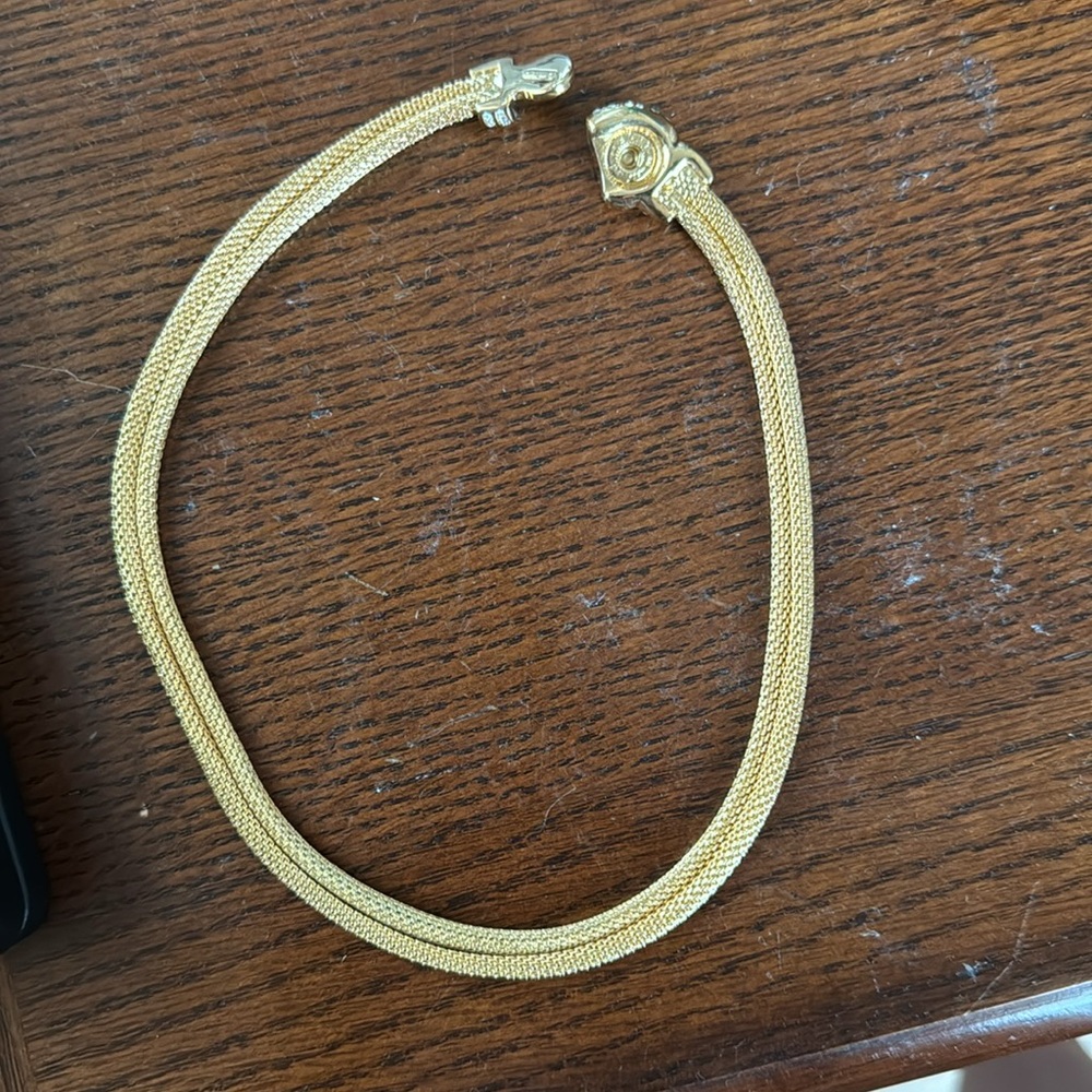 Christian Dior gold tone choker - Picture 2 of 4